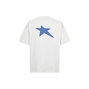 Stars Circle White Oversized Tee