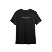 Abraza más a menudo, camiseta negra ajustada