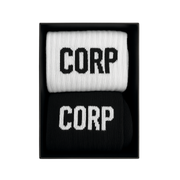 Calcetines blancos y negros de Lobo Corp