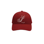 Gorra Lobo Cursive Borgoña