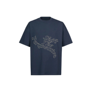 Perspective Blue Oversized Tee