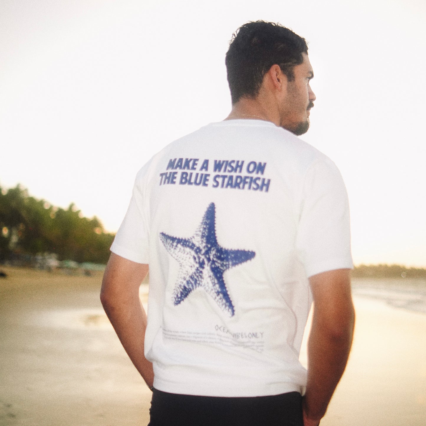 Starfish White Normal Size Tee