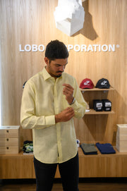 Camisas de lino mangas largas