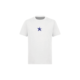 Camiseta blanca de talla normal con estrellas de mar