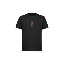Camiseta ajustada negra de langosta