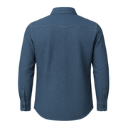 Camisa Estilo Denim Con Tapas