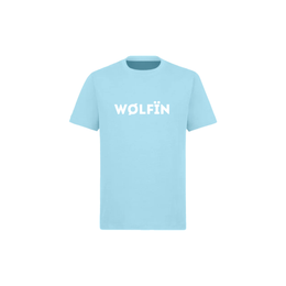 Camiseta ajustada azul claro Wolfin