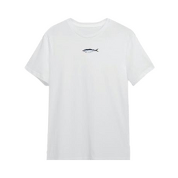 Camiseta blanca de talla normal de Lobo Market