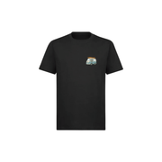 Sun, Surf and Freedom Black Slim Tee