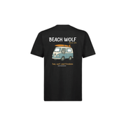 Sun, Surf and Freedom Black Slim Tee
