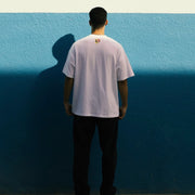 Emotionally Unavailable White Oversized Tee