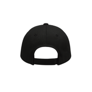 Gorra negra cursiva de lobo