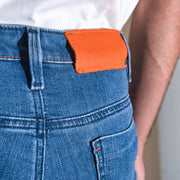 Vaqueros Brancco Azul/Naranja