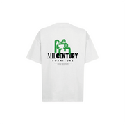 Ekstrem Green Chair White Oversized Tee