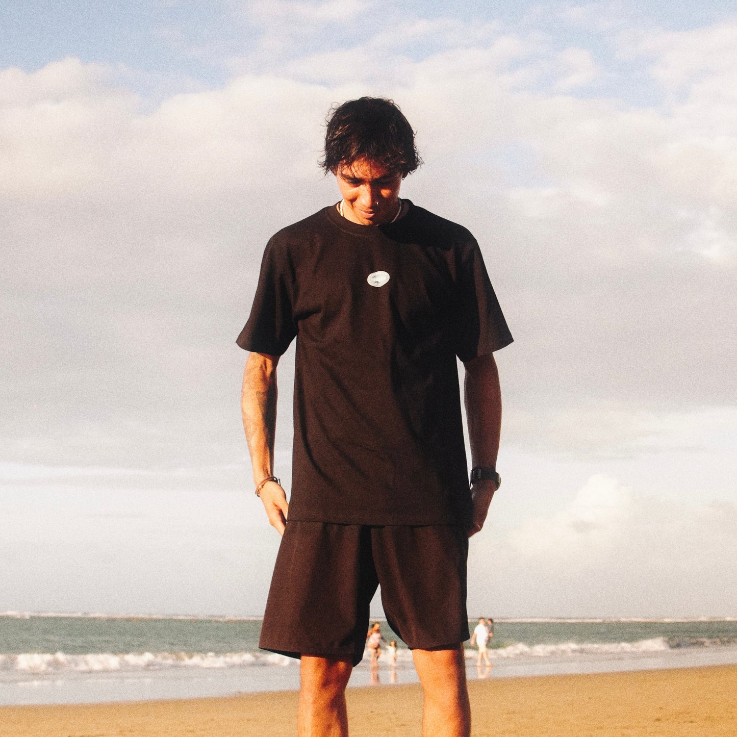 Lobo Beach Sail Black Normal Size Tee