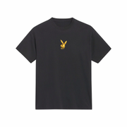 Gold Pass Black Oversized Tee