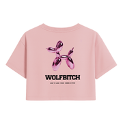 Wolfbitch Pink Crop Top