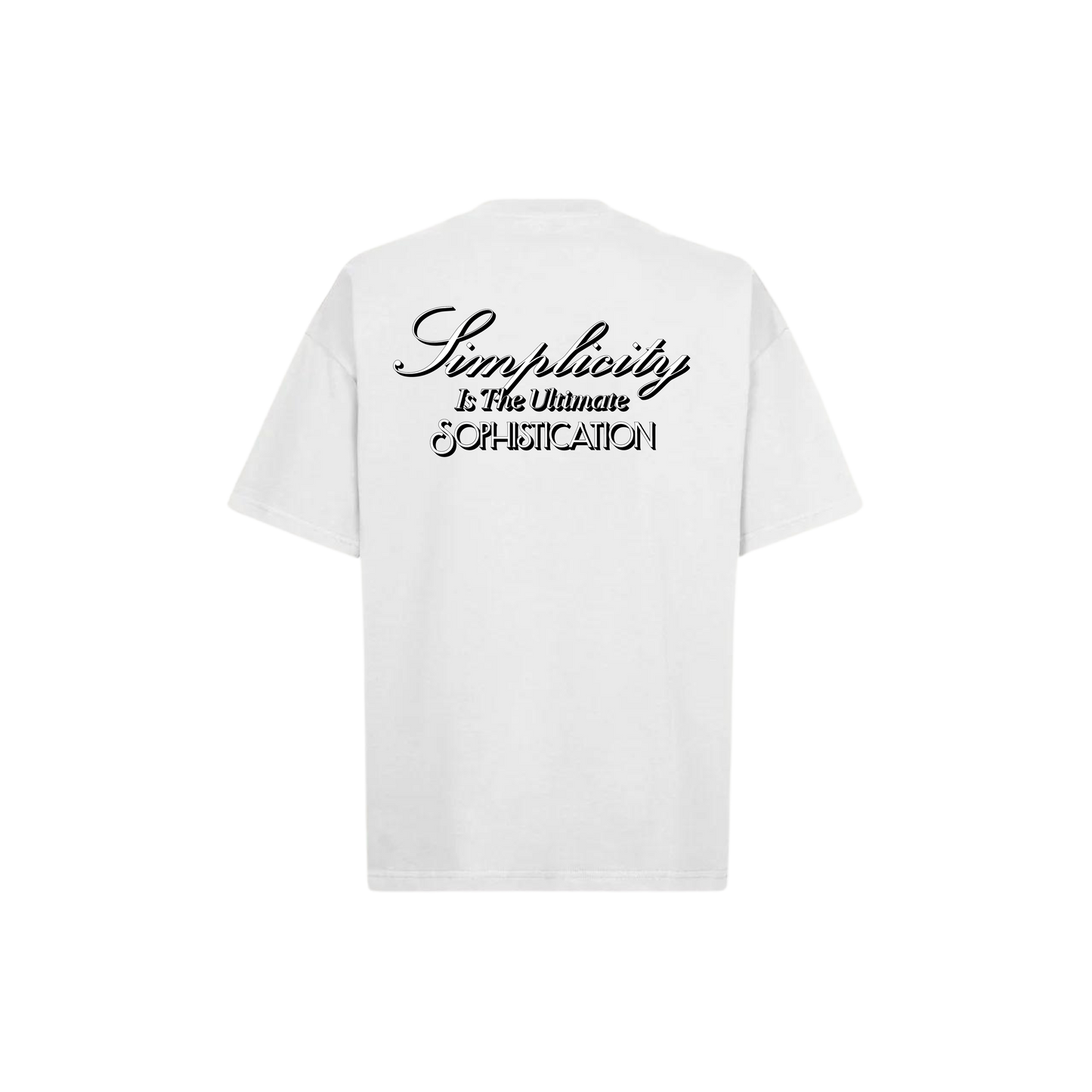 Camiseta de gran tamaño Simplicity