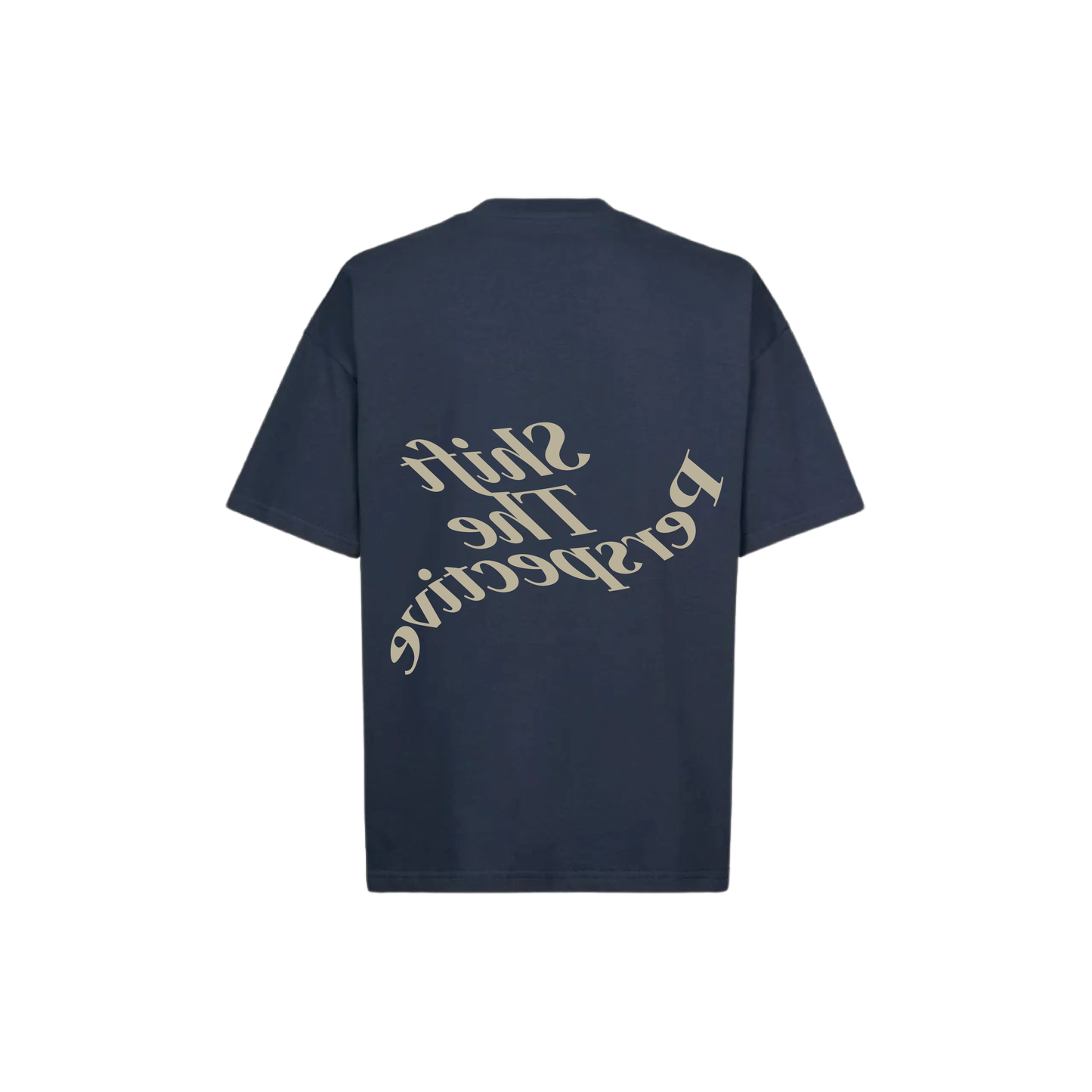 Camiseta de gran tamaño con perspectiva