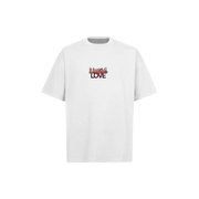 Liquid Love White Oversized Tee
