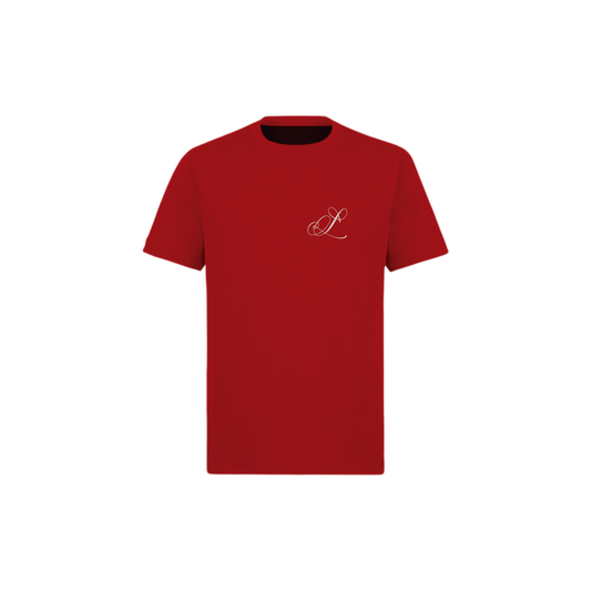 Lobo Cursive Red Slim Tee