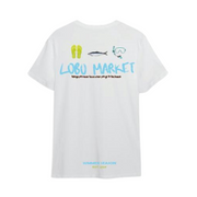 Lobo Market White Normal Size Tee