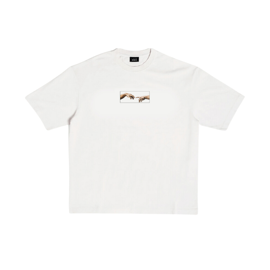 Adan White Oversized Tee