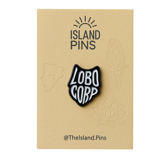 Pin metálico de Lobo Corp