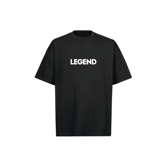 Legend Black Oversized Tee