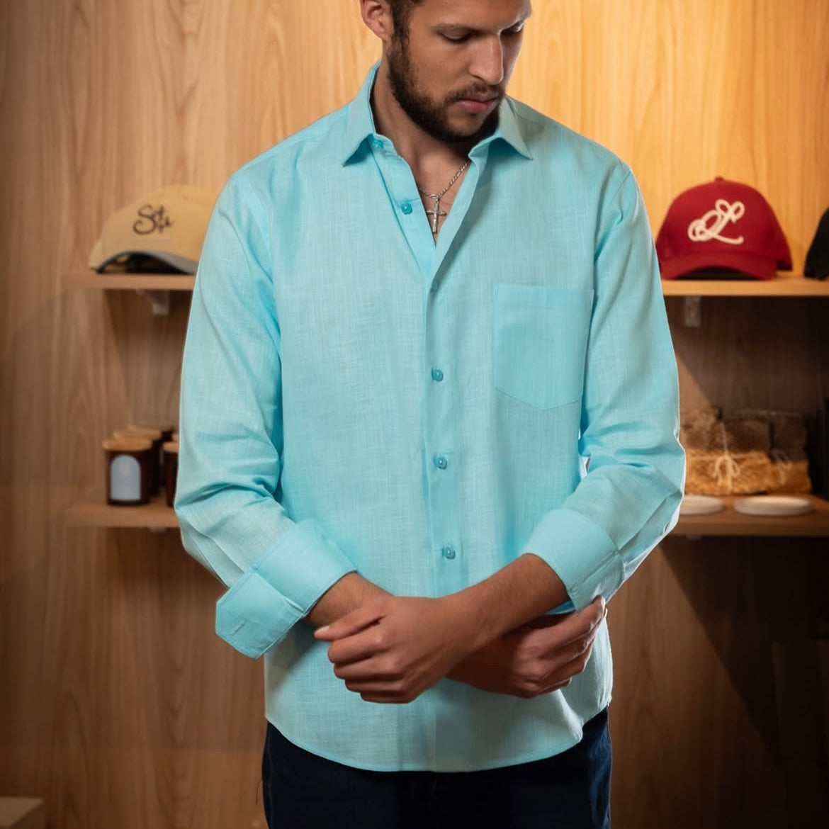 Camisa Piqué Mangas Largas Vol.1