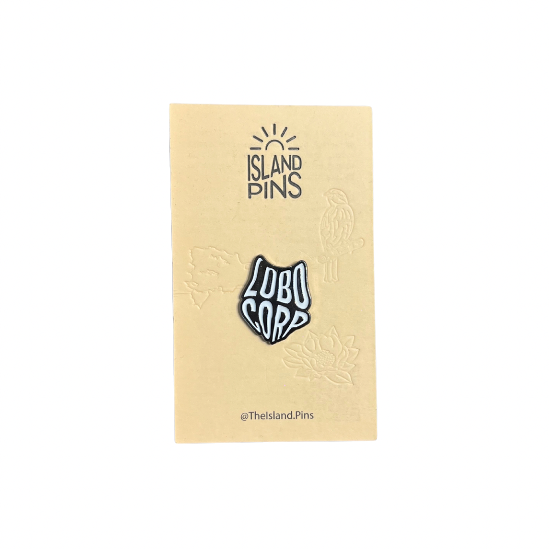Pin metálico de Lobo Corp