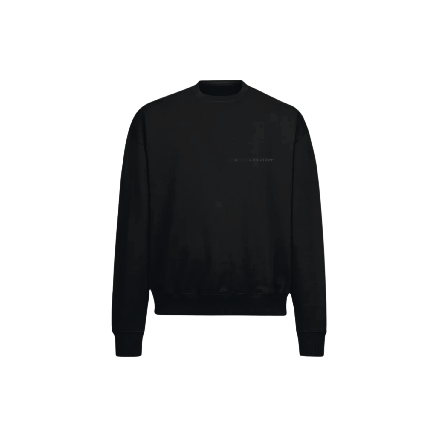 Sudadera negra de Lobo Corporation