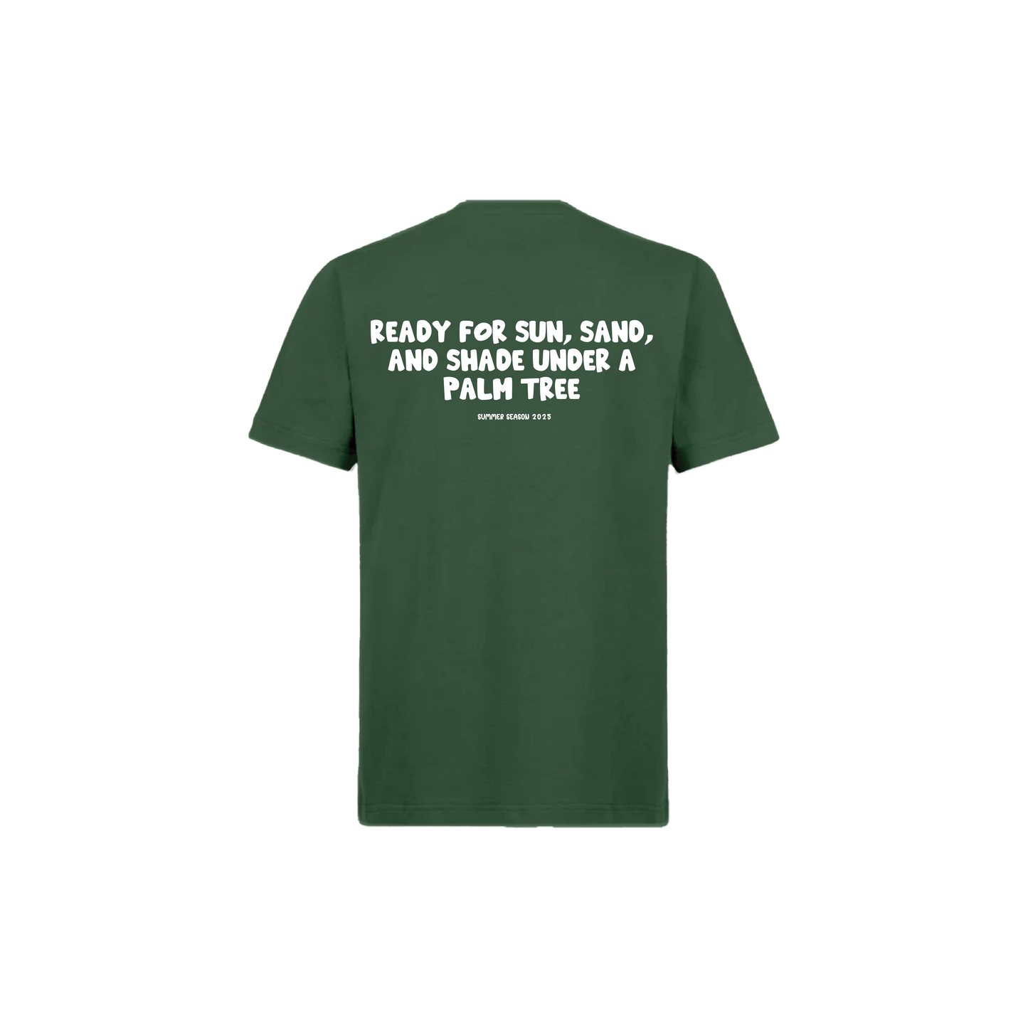 Ready For Sun Green Slim Tee
