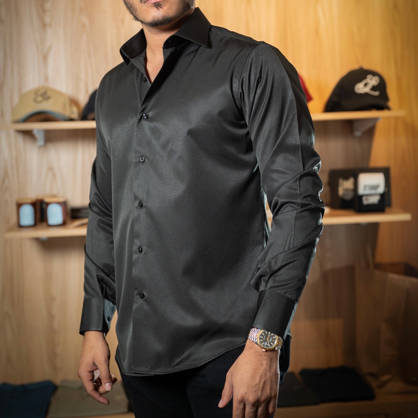 Camisas Piqué Mangas Largas Vein