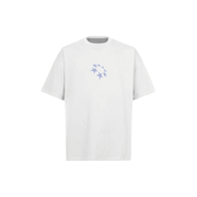 Stars Circle White Oversized Tee