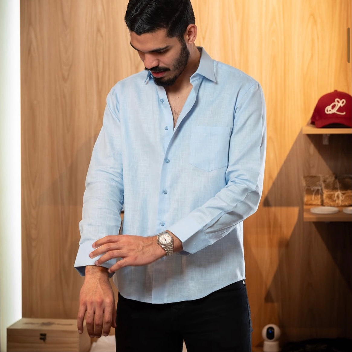 Camisa Piqué Mangas Largas Vol.1