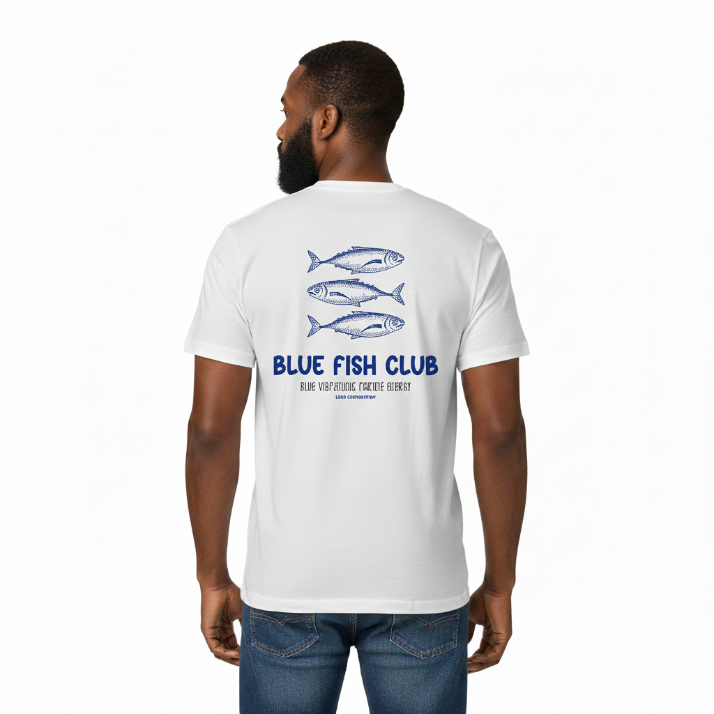 Camiseta ajustada blanca de Blue Fish