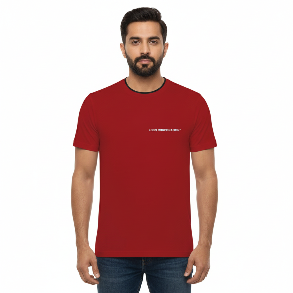 Camiseta básica ajustada de Lobo Corporation