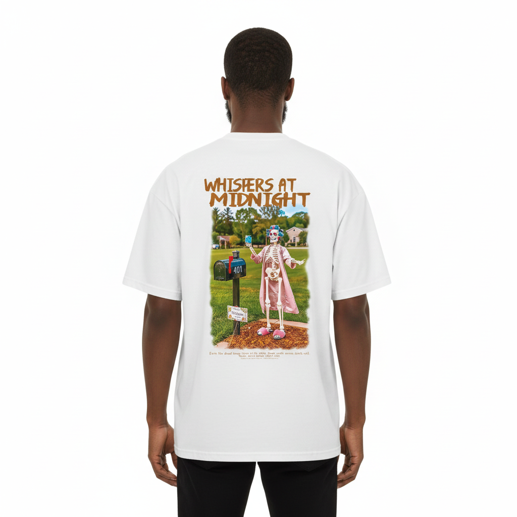 Mailbox Skeleton Oversized Tee