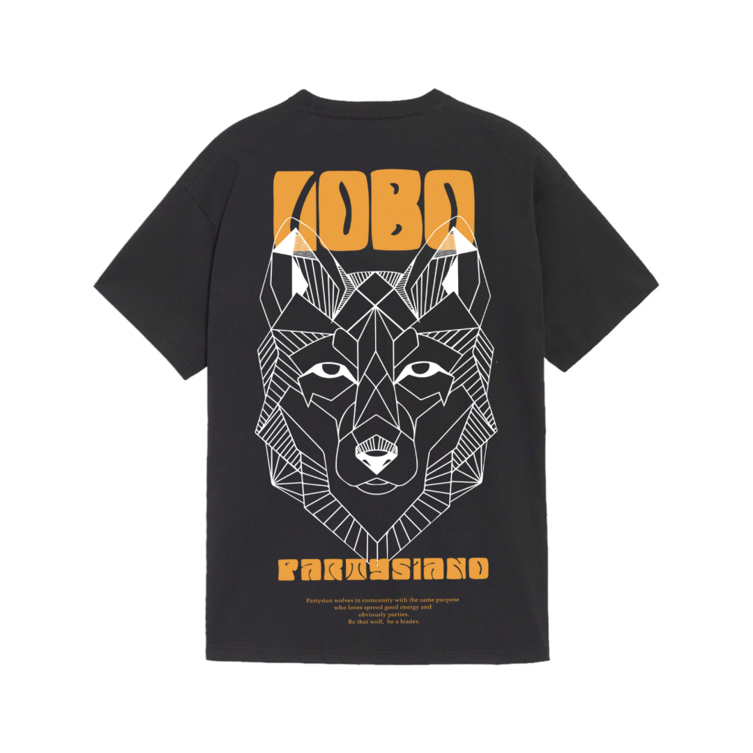 Camiseta extragrande de Coscu x Lobo Partysiano