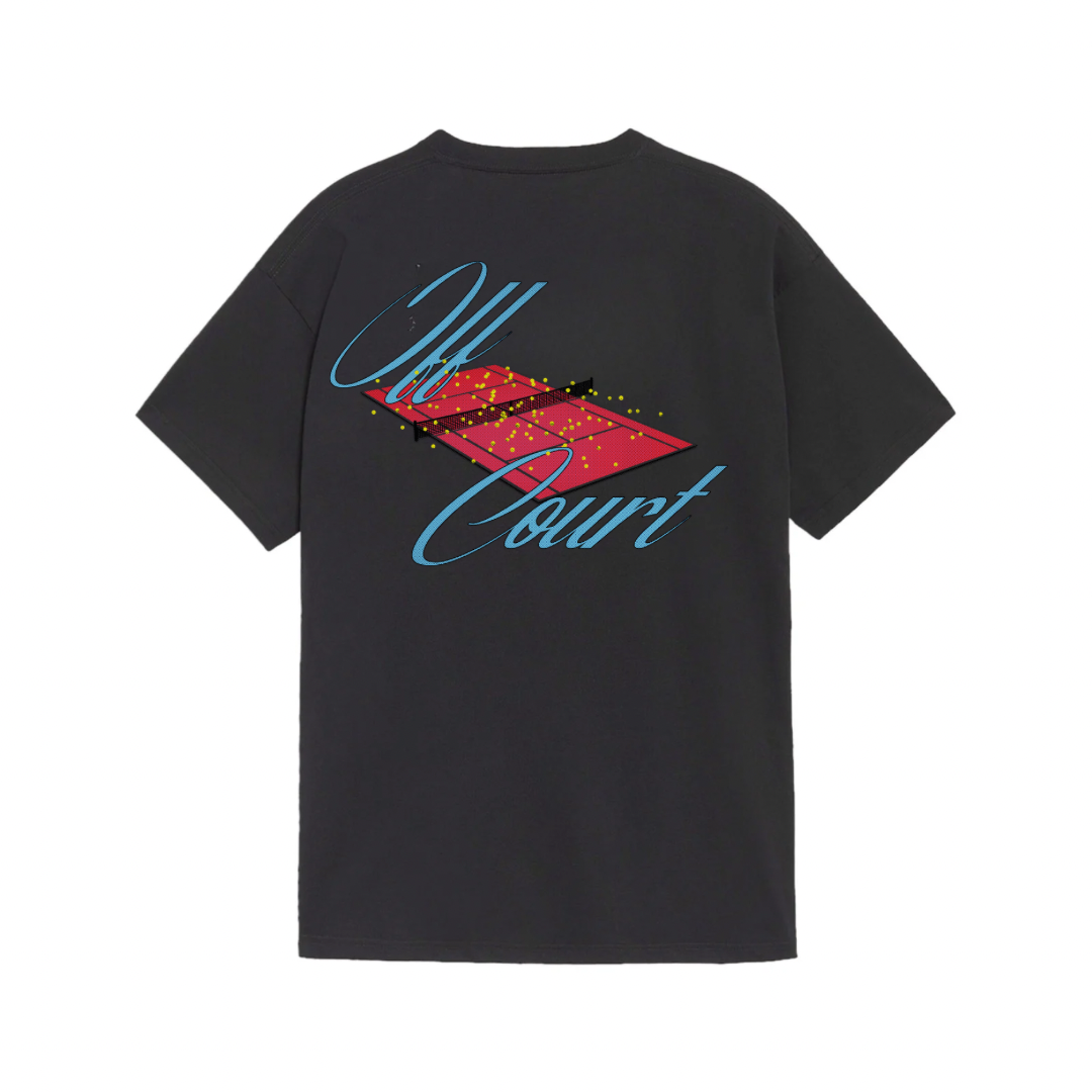 Off Court Black Oversized Tee
