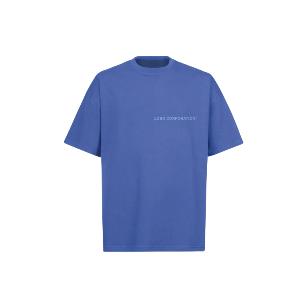 Cobalt Blue Basic Oversized Tee