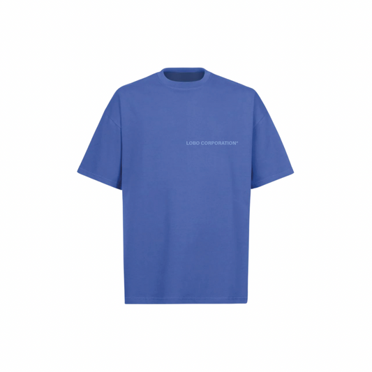 Cobalt Blue Basic Oversized Tee