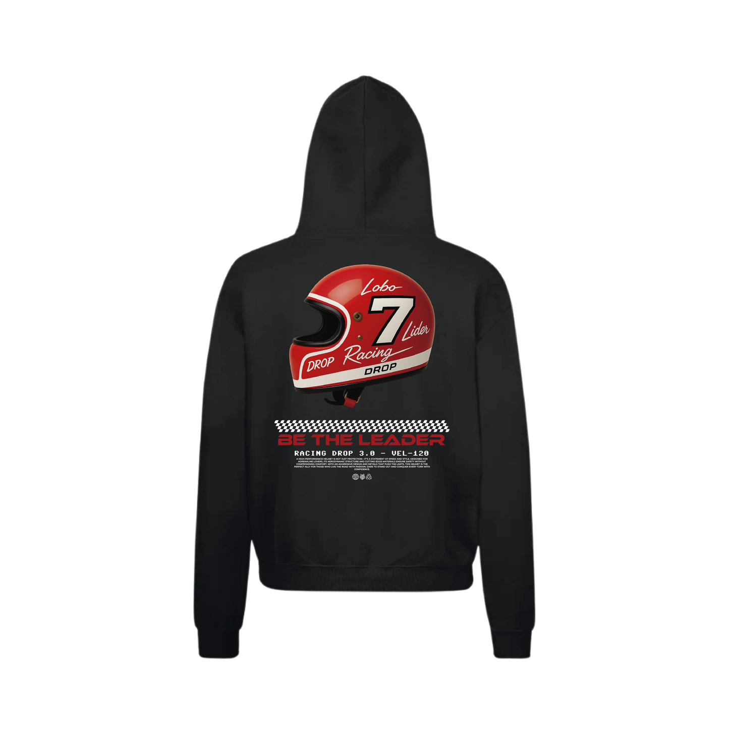 Sudadera con capucha "Sé el líder"