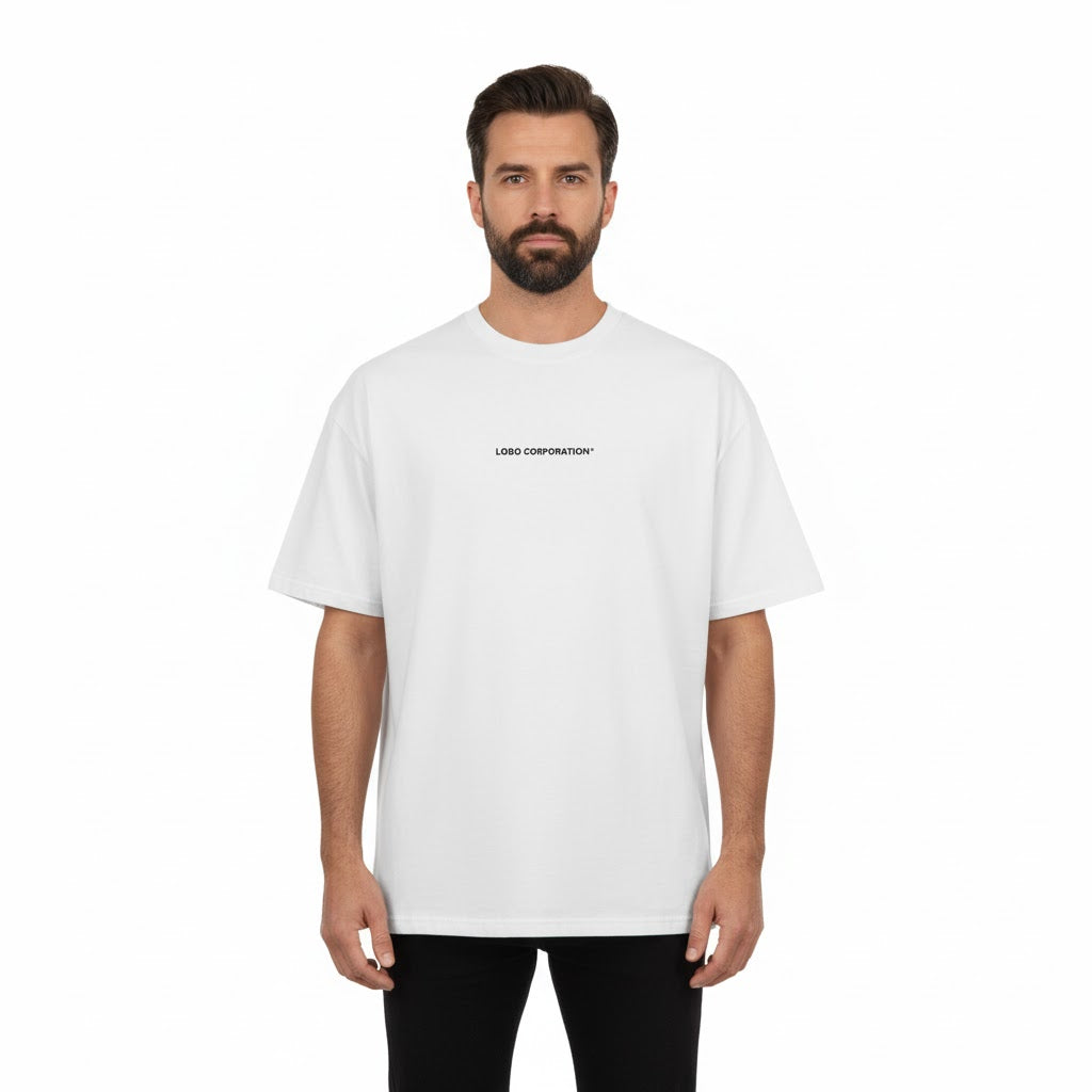 Lobo Corporation Basic Center Oversized Tee