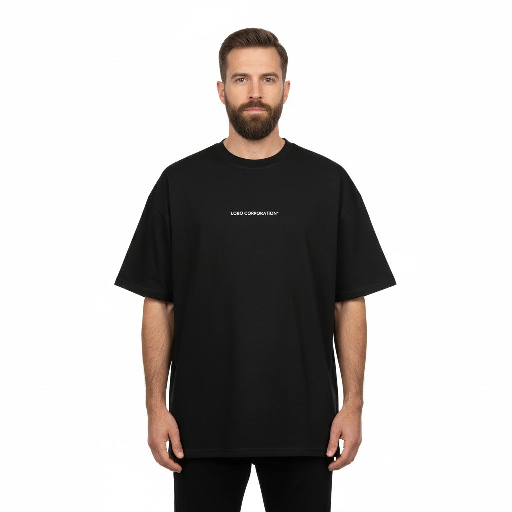 Lobo Corporation Basic Center Oversized Tee